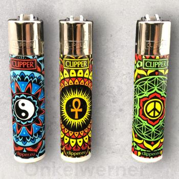Positive Symbole Clipper Feuerzeuge